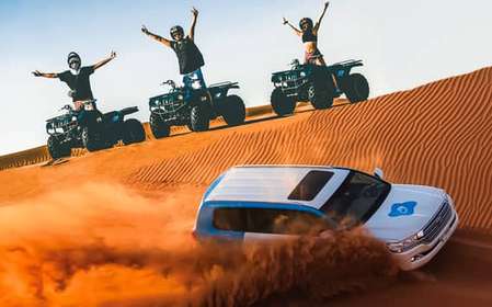 Dubaj: Safari na pustyni, quady, przejażdżka na wielbłądzie i obóz Al Khayma