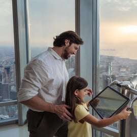 Dubaj: Szybki wstęp na poziomy 124 i 125 Burj Khalifa
