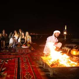 Dubaj: Nocne safari, kolacja, obserwacja gwiazd i obóz Al Khayma