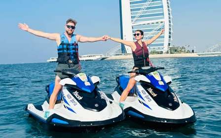 Dubaj: Wycieczka na nartach wodnych po Burj Al Arab ze zdjęciami