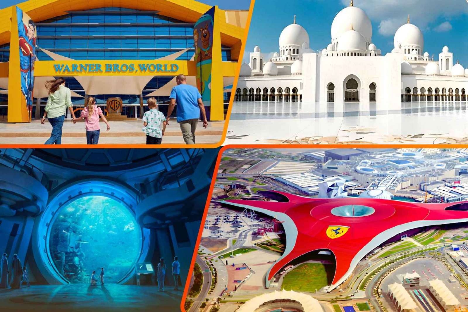 Dubaj: Meczet Szejka Zayeda i wstęp do Ferrari World z transferem