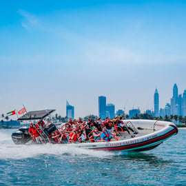 Wycieczka łodzią motorową po Dubaju: Marina, Atlantis, Palma i Burj Al Arab