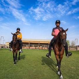 Dubaj: Jazda konna w Al Marmoom Oasis z przekąską