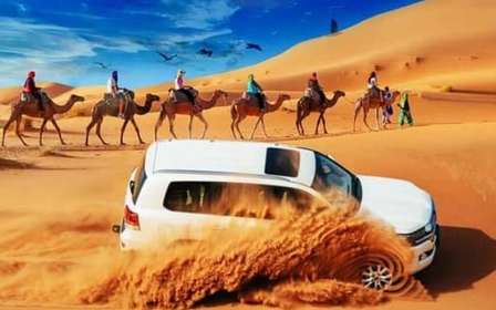 Dubaj: Pustynne safari VIP, quady, jazda na wielbłądzie, grill i show