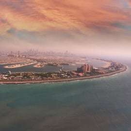 Dubaj: 22-minutowy lot helikopterem