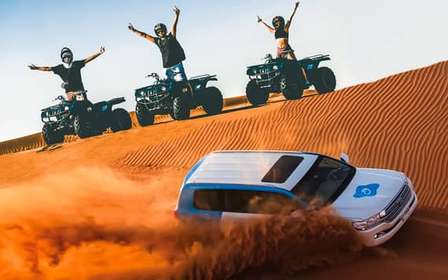 Dubaj: Safari na pustyni, quady, przejażdżka na wielbłądzie i obóz Al Khayma