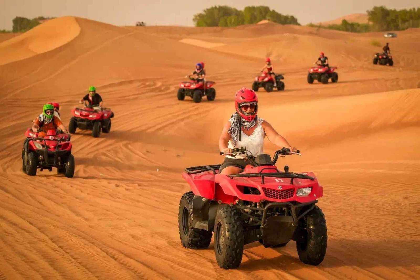 Dubaj: Przeżyj 60 minut na quadzie i kolację BBQ