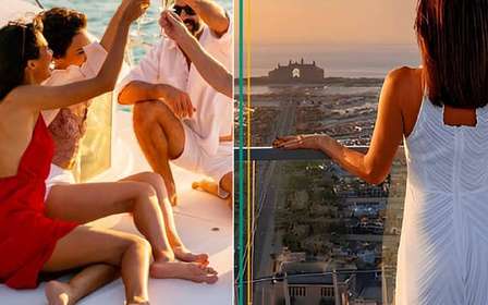 Dubaj: Bilet na The View At The Palm i 1,5 popołudniowego rejsu jachtem
