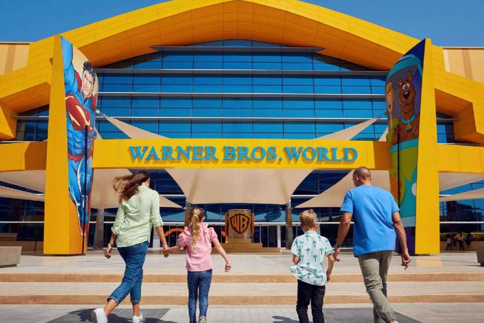 Dubai: Sheikh Zayed Mosque & Warner Bros w/ Transfer
