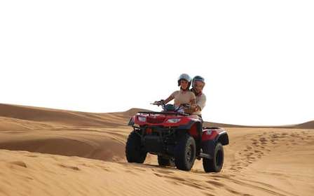 Dubaj: Safari na quadach, wielbłądy i obóz z kolacją BBQ