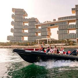 Dubaj: 100-minutowy rejs łodzią motorową, widok na Atlantis i Burj Al Arab