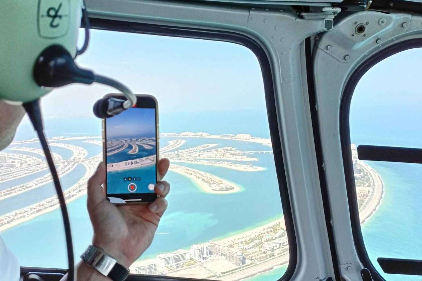 Dubaj: 12-minutowe zwiedzanie najważniejszych atrakcji miasta z lotu helikopterem