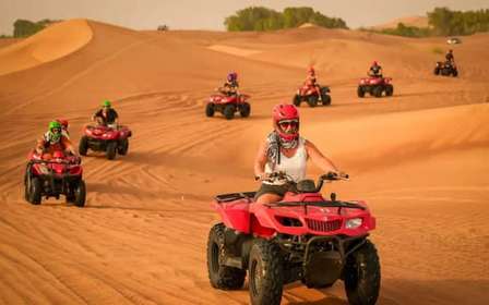 Dubaj: Przeżyj 60 minut na quadzie i kolację BBQ