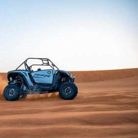 Dubaj: Safari Dune Buggy i przejażdżka na wielbłądzie z transportem