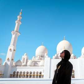 Z Dubaju: Abu Dhabi Sheikh Zayed Mosque Wycieczka z przewodnikiem