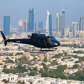 Dubaj: 17-minutowy lot helikopterem nad Palmą Jumeirah