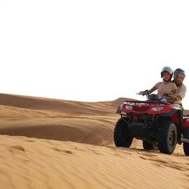 Dubaj: Safari na quadach, wielbłądy i obóz z kolacją BBQ