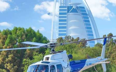 Dubaj: 22-minutowy lot helikopterem