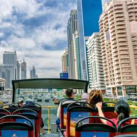 Dubaj: zwiedzanie miasta autobusem Hop-On Hop-Off