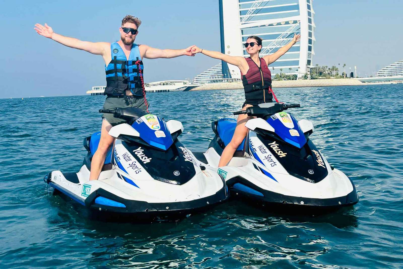 Dubaj: Wycieczka na nartach wodnych po Burj Al Arab ze zdjęciami