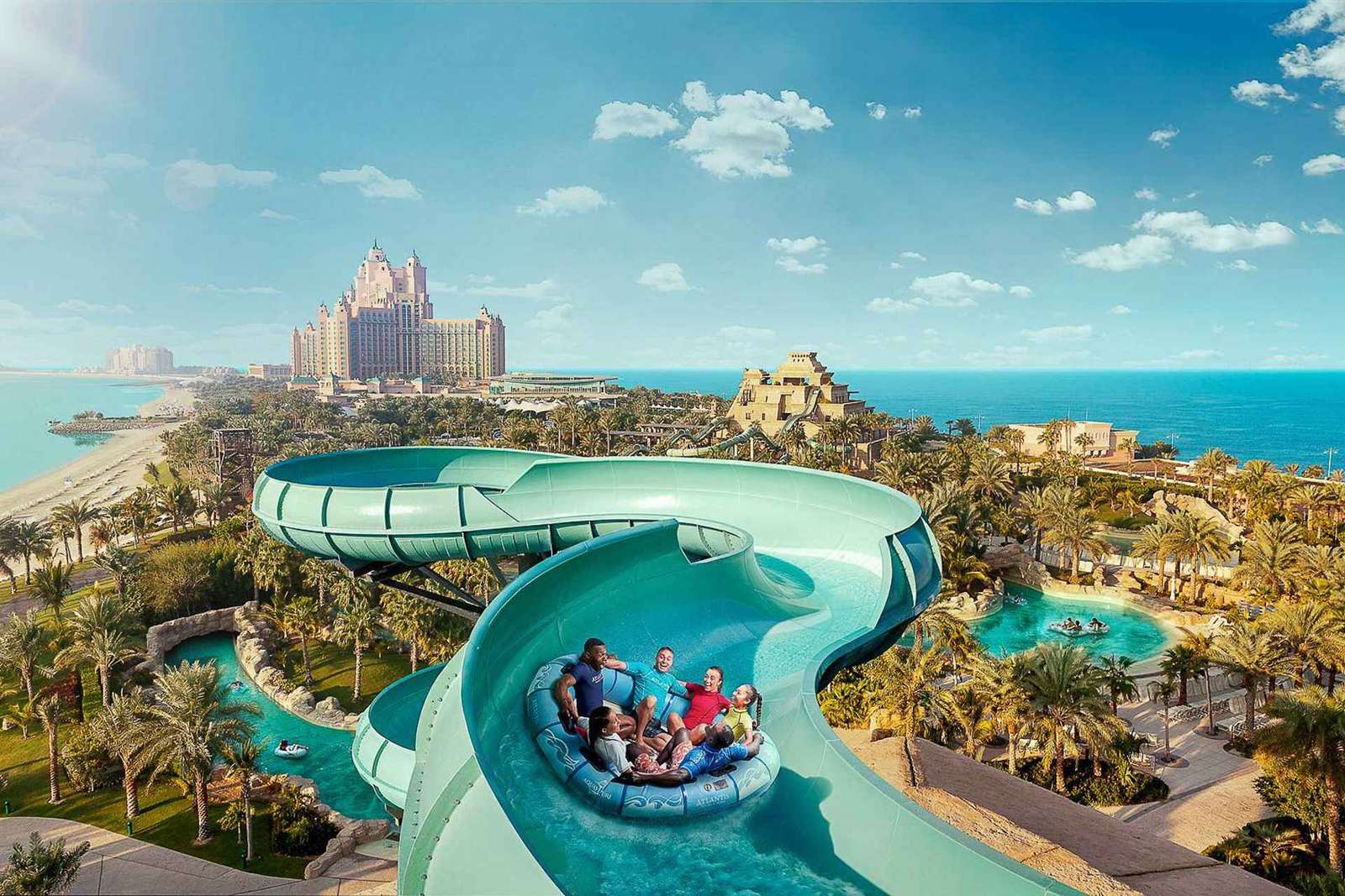 Dubaj: Atlantis Aquaventure i Lost and Chambers Combo
