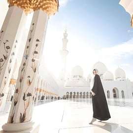 Dubai: Sheikh Zayed Mosque & Warner Bros w/ Transfer