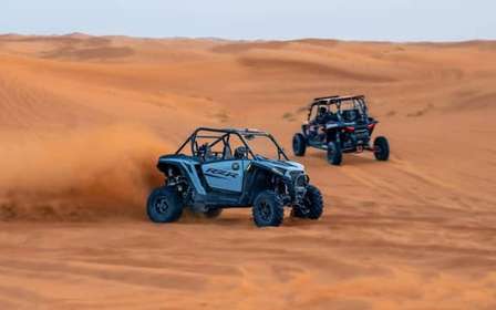 Dubaj: Safari Dune Buggy i przejażdżka na wielbłądzie z transportem