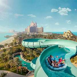 Dubaj: Atlantis Aquaventure i Lost and Chambers Combo