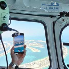 Dubaj: 22-minutowy lot helikopterem
