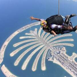 Dubaj: Skoki spadochronowe w tandemie na The Palm