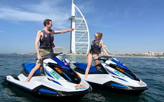 Dubaj: Jet Ski do Burj Al Arab ze zdjęciami, filmami i lodami