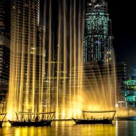 Dubaj: Pokaz fontanny Burdż Chalifa i przejażdżka po jeziorze Burdż