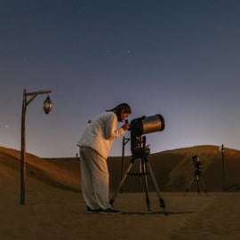 Dubaj: Nocne safari, kolacja, obserwacja gwiazd i obóz Al Khayma