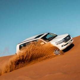 Dubaj: Wieczorne safari premium z grillem i show na żywo