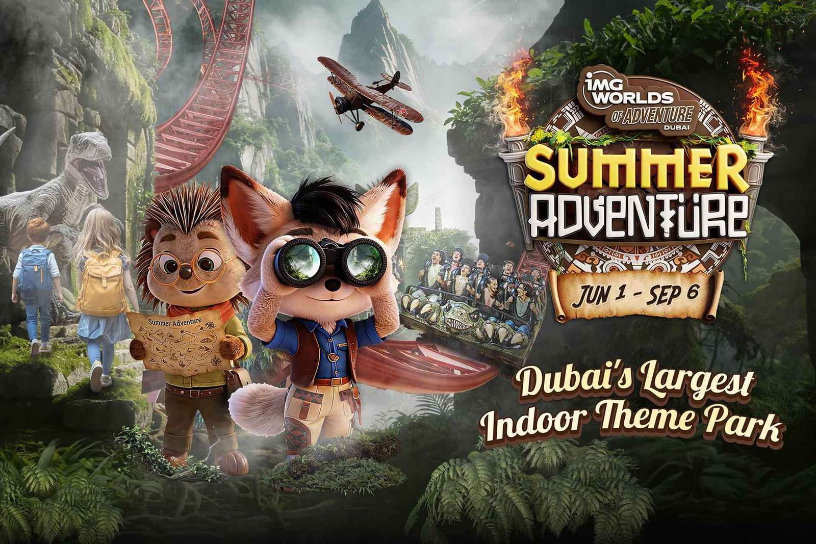 Dubaj: Bilet wstępu do IMG Worlds of Adventure