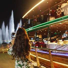 Dubai: Luxury Canal Dinner Cruise with Optional Transfers