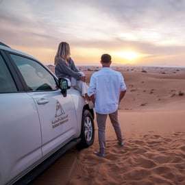 Dubai Fort Lisaili Desert Bliss: Camel Ride, BBQ & Transfer