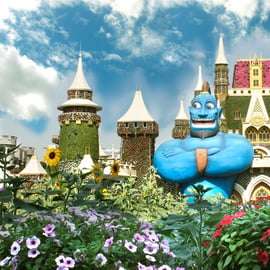 Dubai: Miracle Garden Tickets with Round-trip Transfer