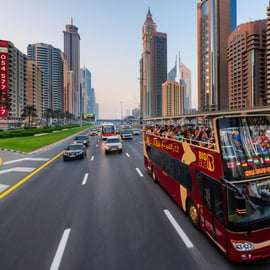 Dubaj: 24-48-godzinny lub 5-dniowy autobus hop-on hop-off z rejsem