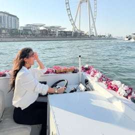 Dubai Marina: prywatny rejs łodzią Mont Fleuri