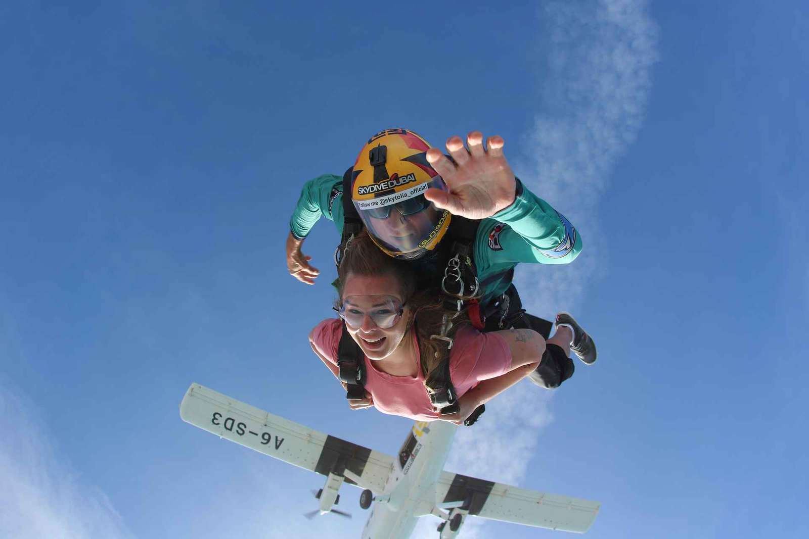 Dubaj: Skoki spadochronowe w tandemie na The Palm