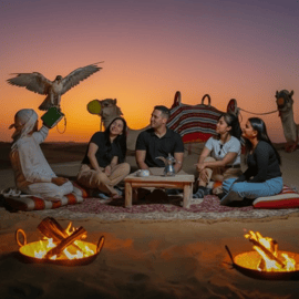 Dubaj: Wieczorne safari po pustyni z przejażdżką na wielbłądzie i obserwacją gwiazd