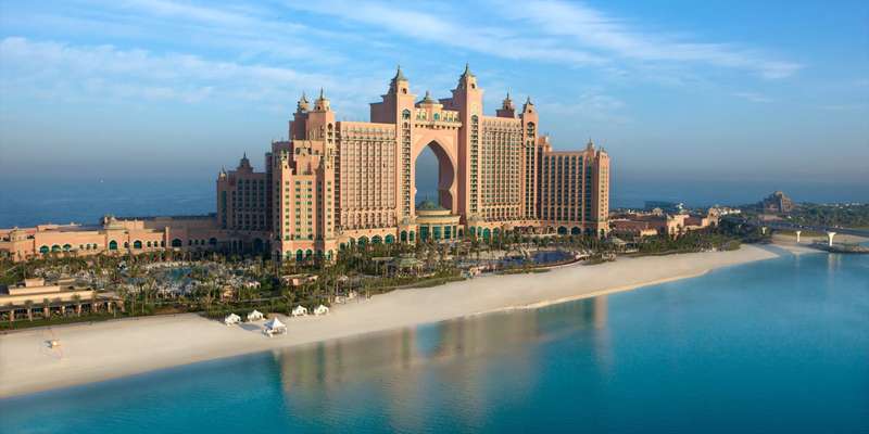 Atrakcje wodne w hotelach na Palmie Jumeirah