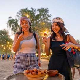 Dubaj: Safari na quadach, wielbłądy i kolacja BBQ w Al Khayma Camp