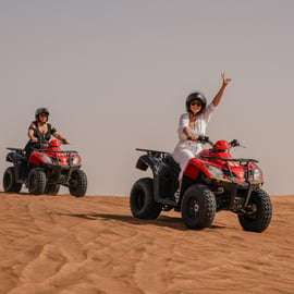 Dubaj: Safari Premium, Przejażdżka na wielbłądzie & Al Khayma Camp 3-Bufety