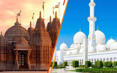 From Dubai: BAPS Hindu Temple And Sheikh Zayed Mosque Tour