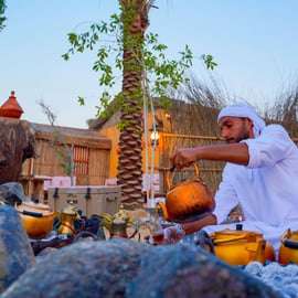 Dubaj: przejażdżka na wielbłądach i koniach, obóz Al Khayma, obserwacja gwiazd i grill