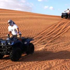 Dubaj: Safari na quadach, wielbłądy i obóz z kolacją BBQ