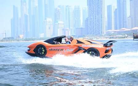 Dubai: Dubai Marina Luxury Lamborghini Jet Car Rental
