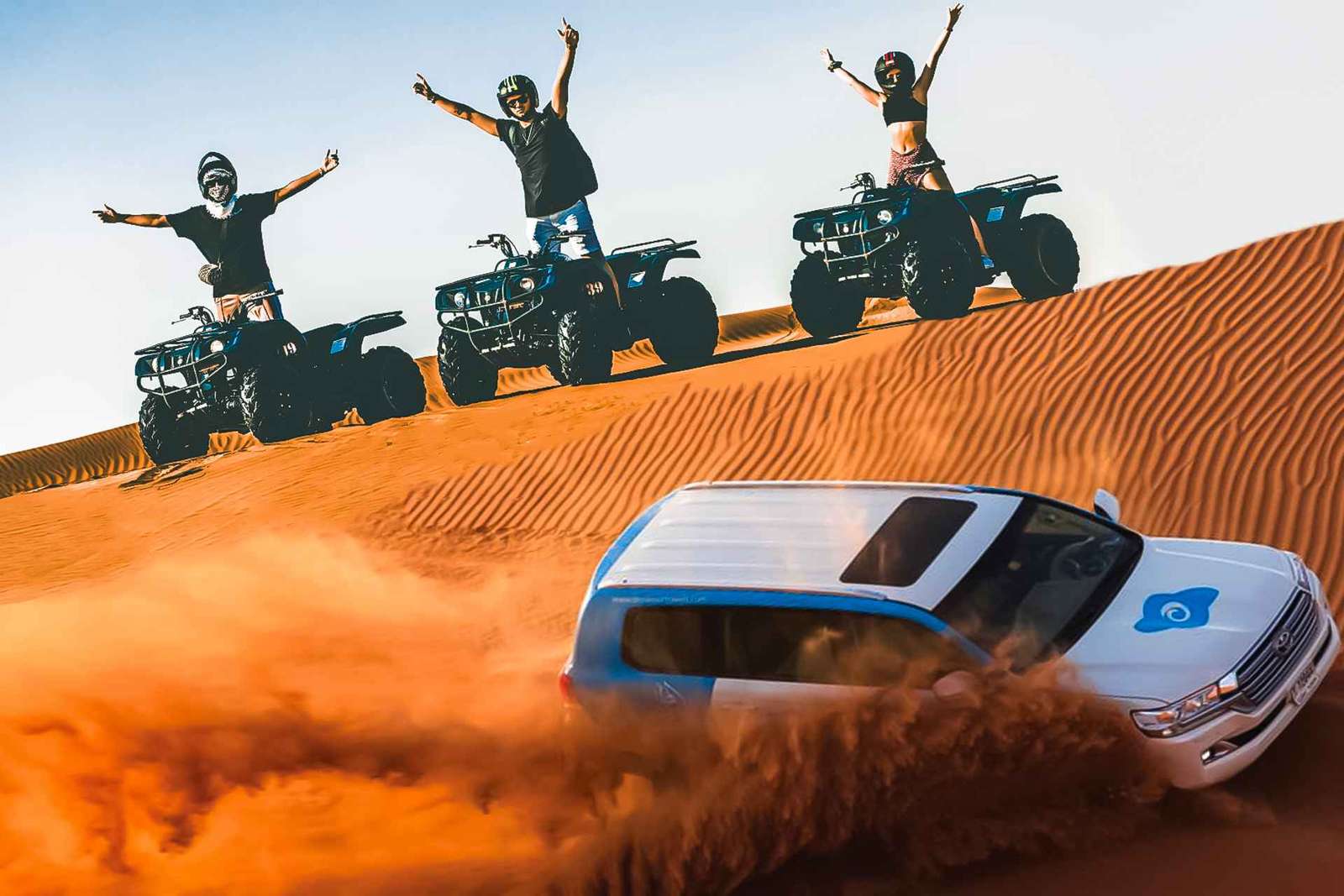 Dubaj: Safari na pustyni, quady, przejażdżka na wielbłądzie i obóz Al Khayma